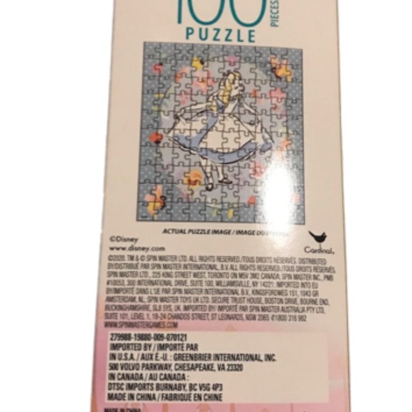 Disney Alice in Wonderland 100pc Puzzle - NWT - Picture 3 of 5